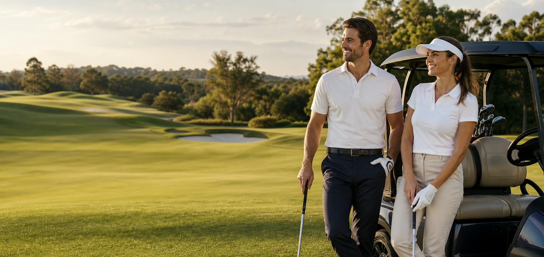 Golfmotiv für die Geschenkkarte